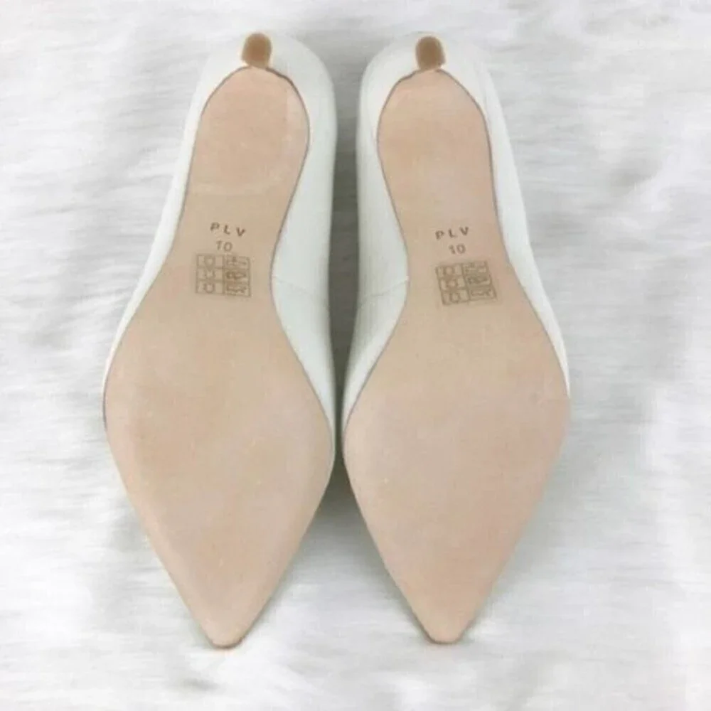 POUR LA VICTOIRE Celeste Pointed Toe Leather Pump